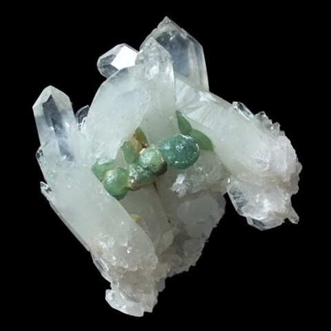 Cookéite et quartz de Green's Crystal Mine, Arkansas, USA © Jamison K. Brizendine