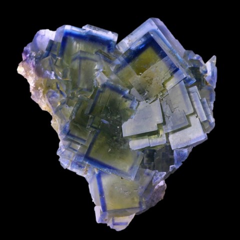 Fluorine de la mine de La Barre, Puy-de-Dôme, France