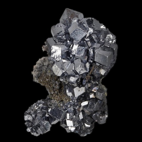 Gratonite de Excelsior Mine, Cerro de Pasco, Pasco province, Pasco, Pérou © Rob Lavinsky