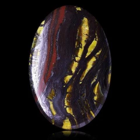 Cabochon d'oeil de fer