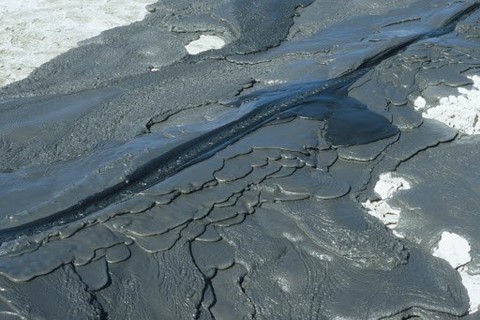 Coulée de carbonatite du Lengai