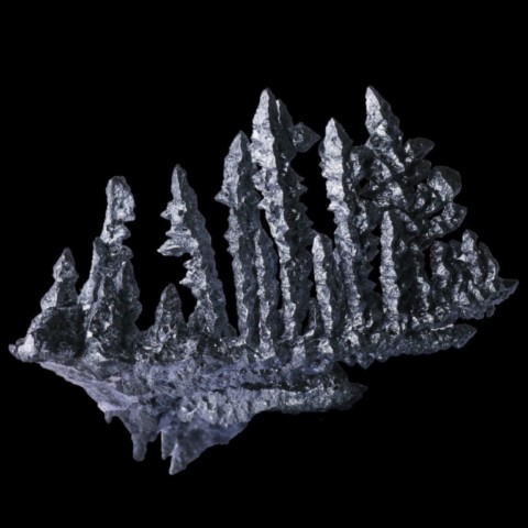 Acanthite de Imiter mine, Tinghir Cercle, Drâa-Tafilalet, Maroc