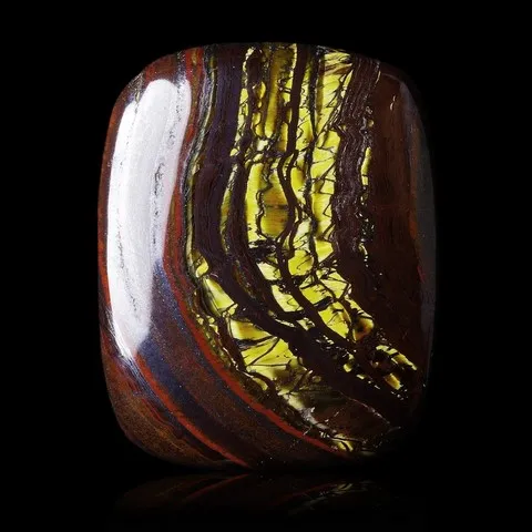 Cabochon d'oeil de fer