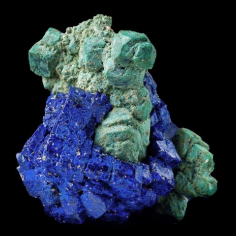 Cuprite et azurite de Chessy, Rhône, France