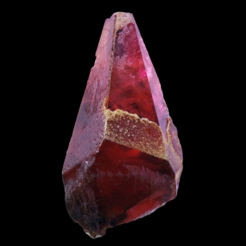 Scalénoèdre de rhodochrosite de Uchucchacua Mine, Pérou