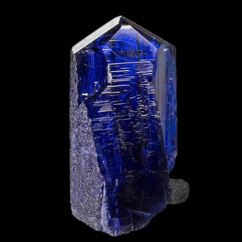 Tanzanite crystal from Arusha, Tanzania (copyright Arkenstone)