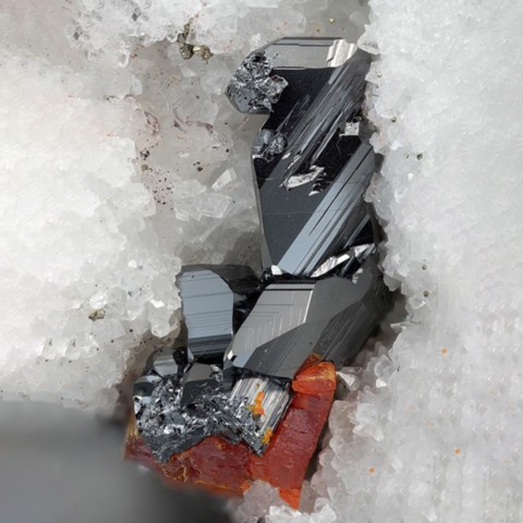 Wallisite de Lengenbach Quarry, Binn Valley, Valais, Suisse © Matthias Reinhardt