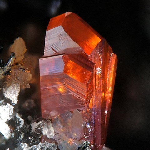 Xanthoconite de Imiter mine, Maroc © Christian Rewitzer