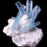 Aquamarine crystals