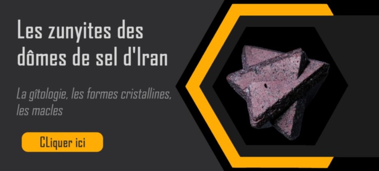 Bouton zunyite d'iran