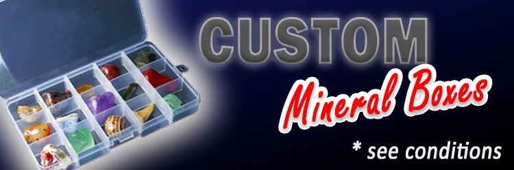 Free customized mineral boxes