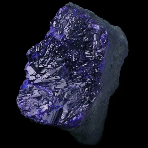 Azurite de Touissit, Maroc