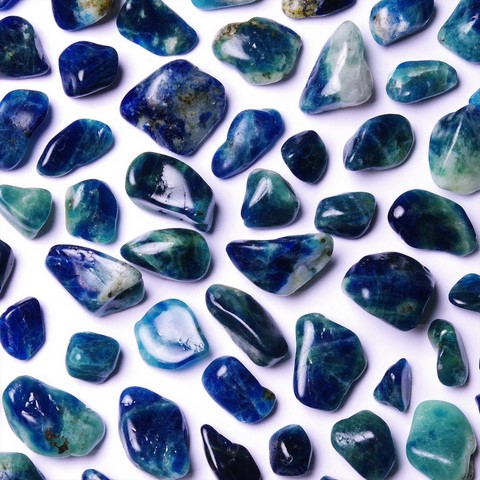 Agate blue lace en pierres roulées - Energie, Chakra, Bien-être, Spiritualité, Esotérisme