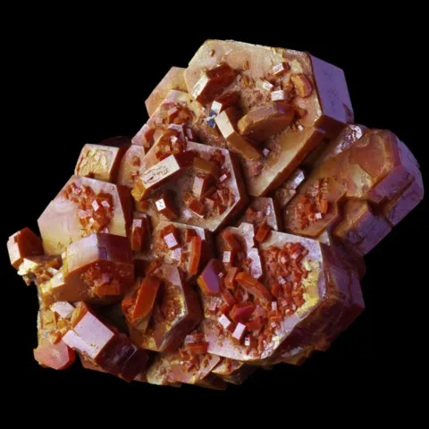 Vanadinite de Mibladen, Maroc