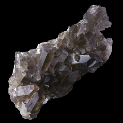 Quartz fumé des alpes suisses