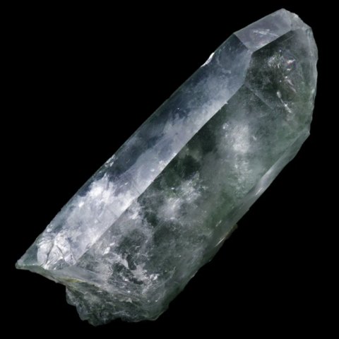 Quartz chloriteux des Alpes, France