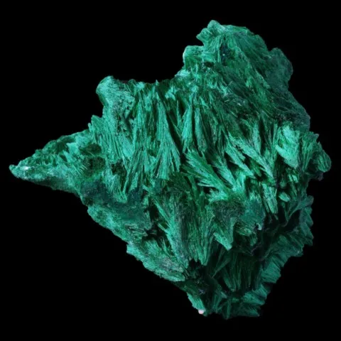 Malachite fibreuse du Congo