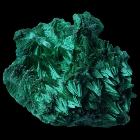 Malachite fibreuse du Congo