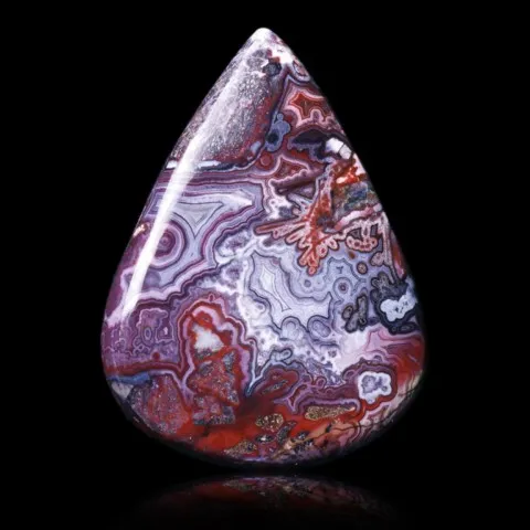 Agate crazy lace du Mexique en cabochon