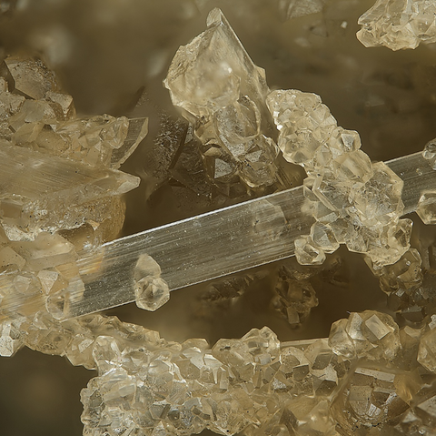 Bitikaïte de Foote Lithium Co. Mine, Caroline du Nord, USA © Stephan Wolfsried