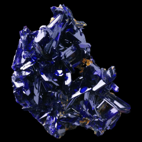 Azurite gemme de Tsumeb, Namibie