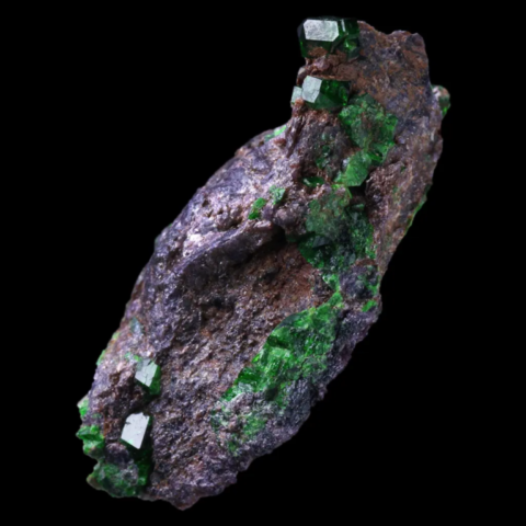 Ouvarovite de Jackson, Californie, USA