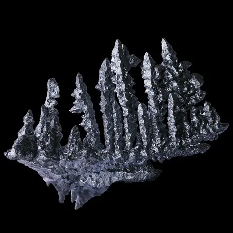 Acanthite cristaux