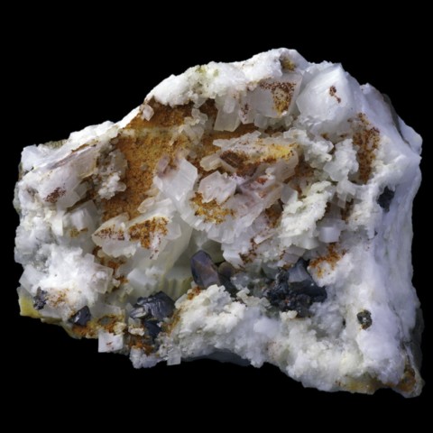 Sphalérite et calcite de St-Pons, Alpes-de-Haute-Provence, France