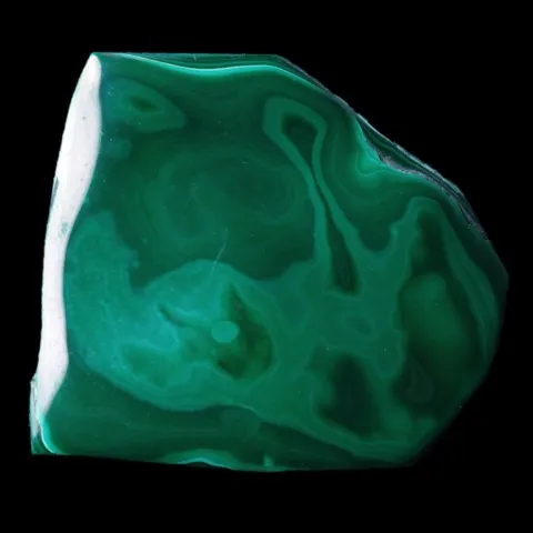 Malachite polie du Congo