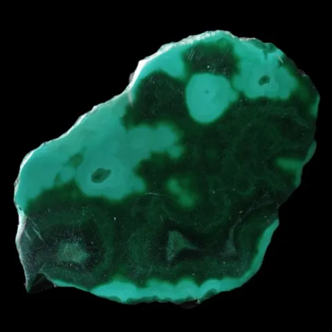 Malachite polie du Congo