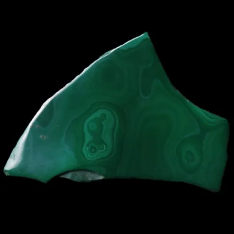 Malachite polie du Congo