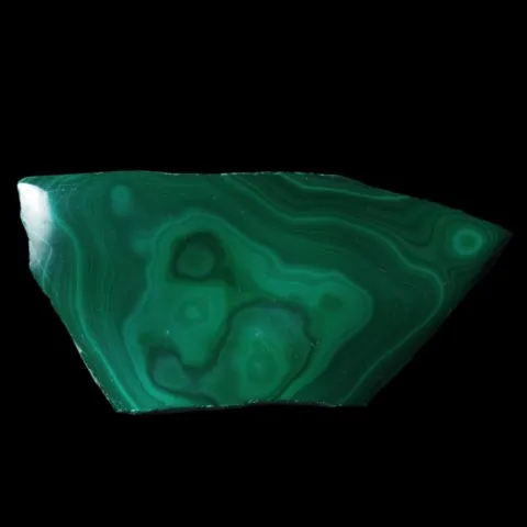 Malachite polie du Congo