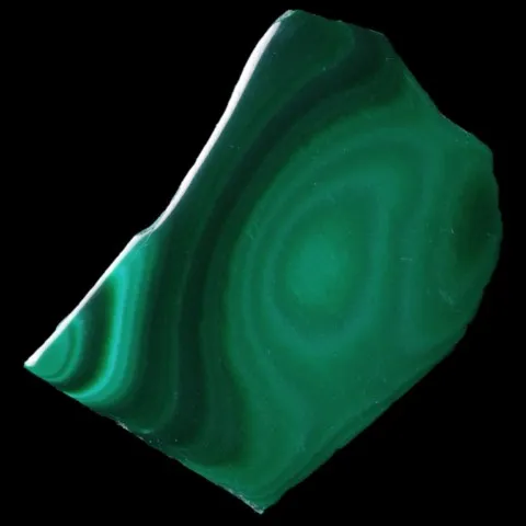 Malachite polie du Congo