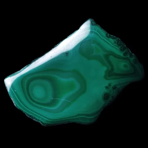 Malachite polie du Congo