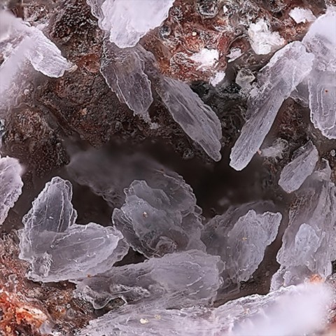 Dachiardite de Opal Hill Mine, Californie, USA © Volker Betz