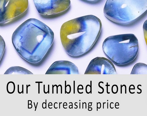 All our tumbled stones by decreasing price