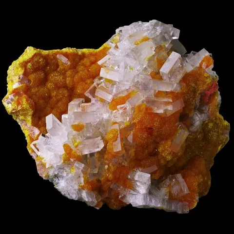 Orpiment et baryte de Quiruvilca Mine, Pérou