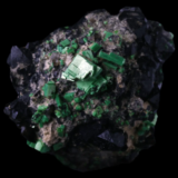 Torbernite de Margabal, Aveyron, France