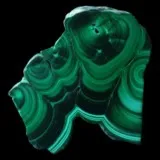 Malachite polie du Congo