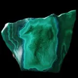 Malachite polie du Congo