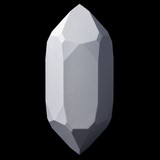 Modèle cristallin quartz macle du Brésil